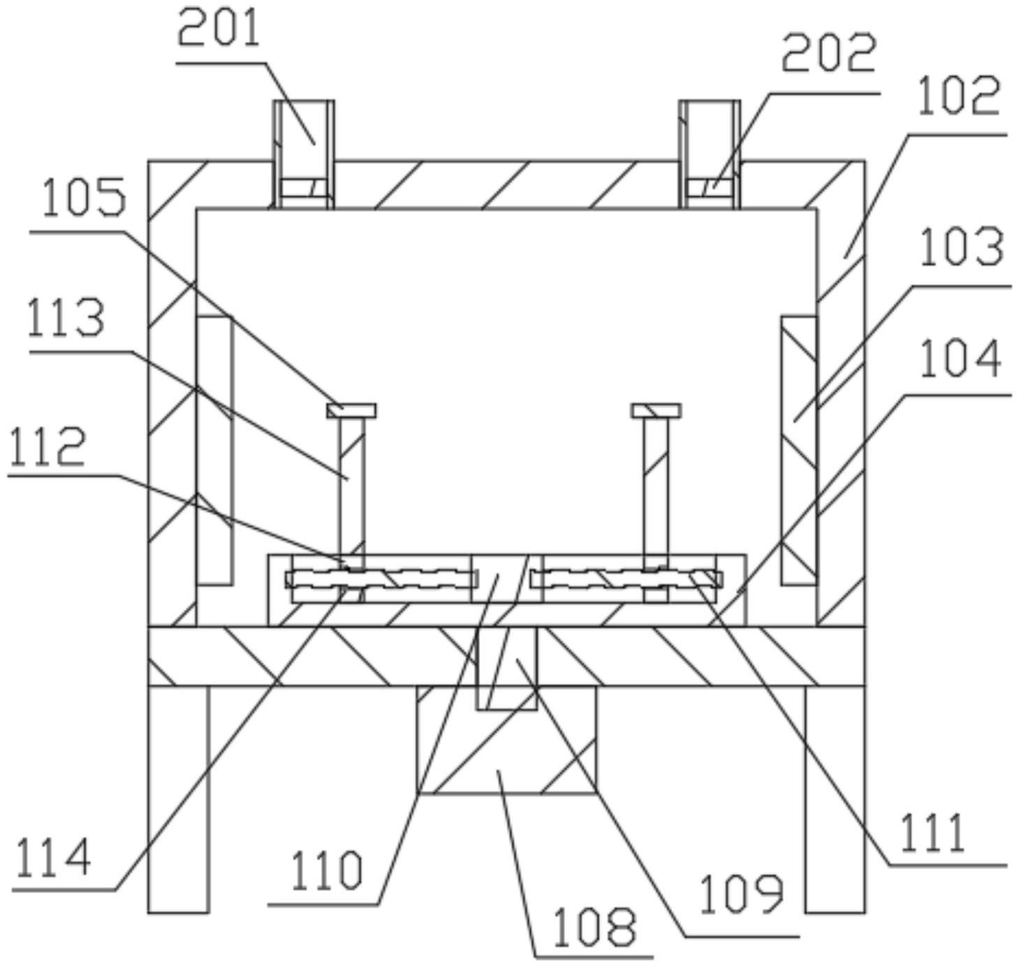 一种阀体上壳体红冲坯件加热机构的制作方法