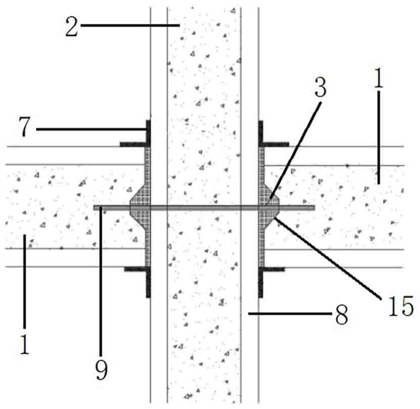 一种适用于二次结构墙体的连接结构的制作方法