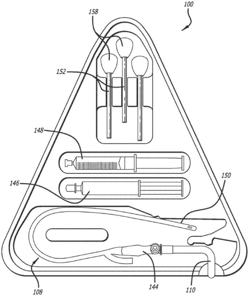 具有集成式使用说明的导尿管插入套件及其方法与流程