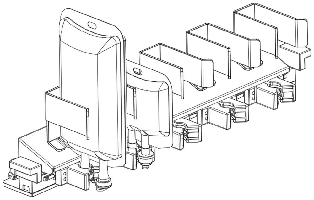多组输液袋夹紧装置的制作方法