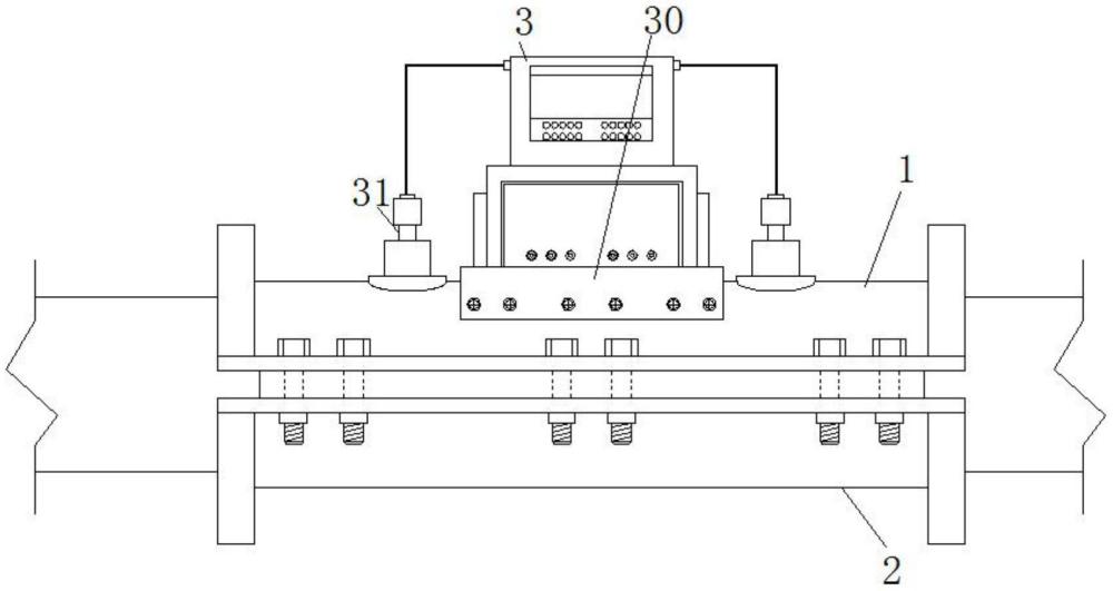 一种超声波动压管路流量测试装置的制作方法