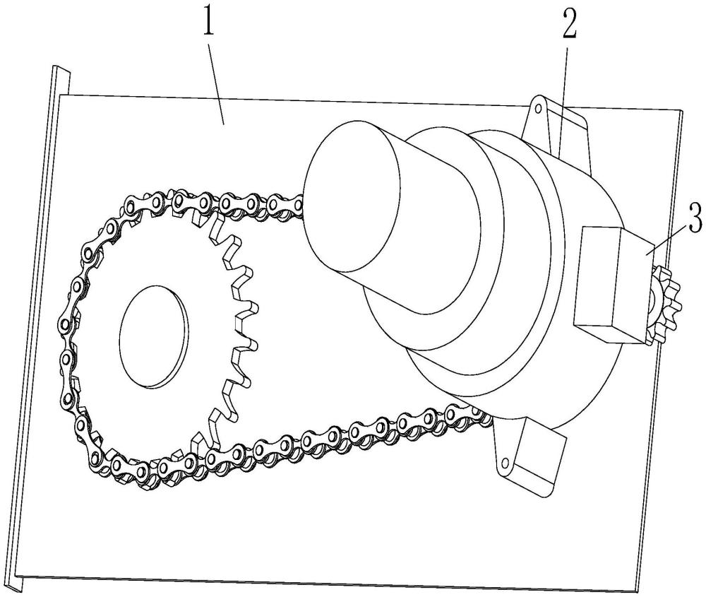 一种卷帘门电机的块状装置的制作方法