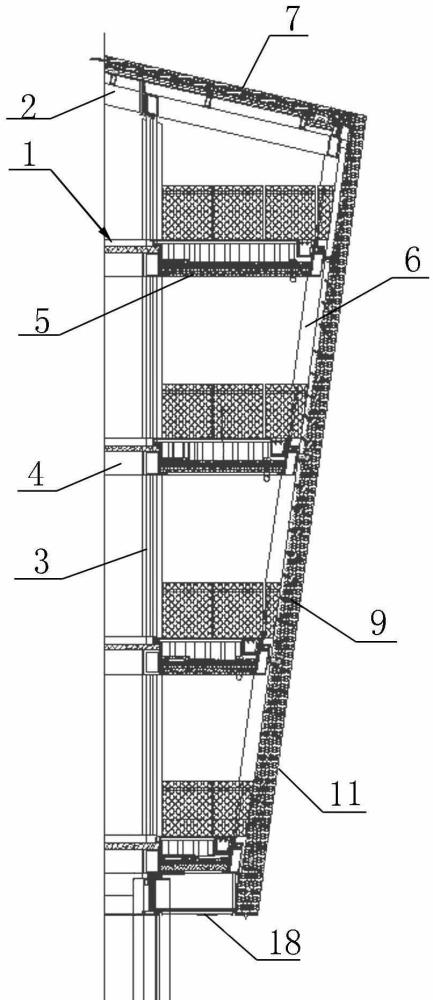 一种仿古建筑的陶瓦百叶幕墙系统及其施工方法与流程