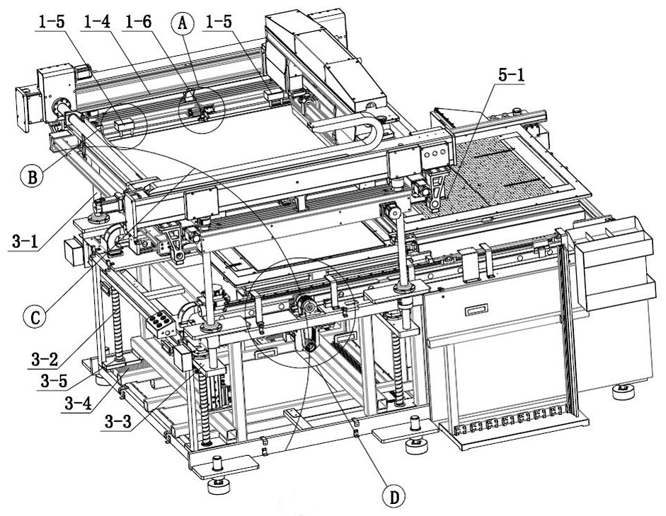 一种双料台交替工作的丝网印刷机的制作方法