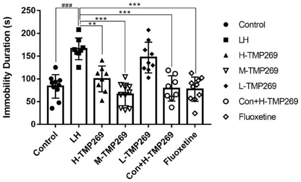抑制剂TMP269的抗抑郁活性