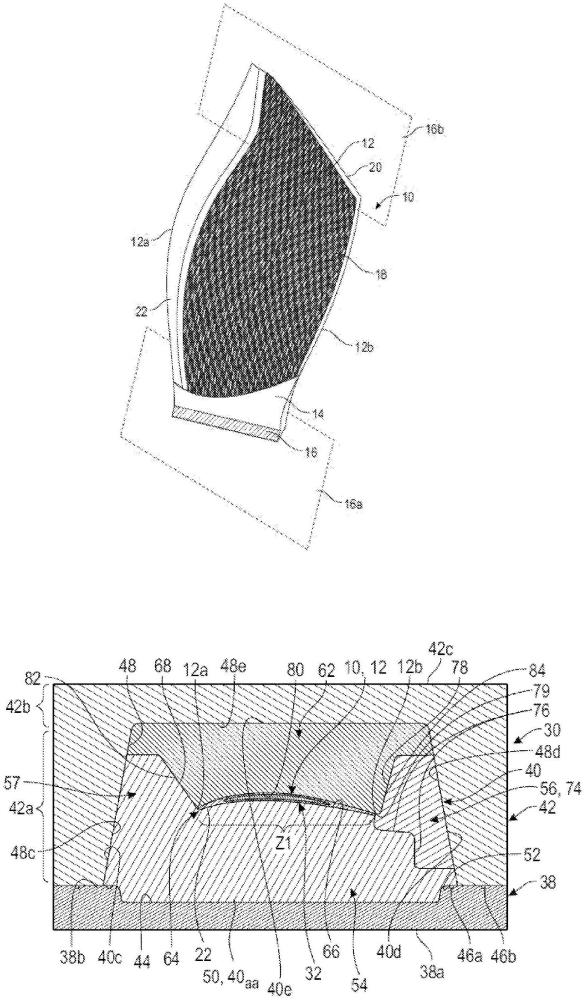 用于对涡轮机的轮叶部件进行模制的装置的制作方法