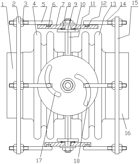 凸轮平衡式波纹管补偿器的制作方法