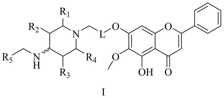 一种黄芩素衍生物及其应用