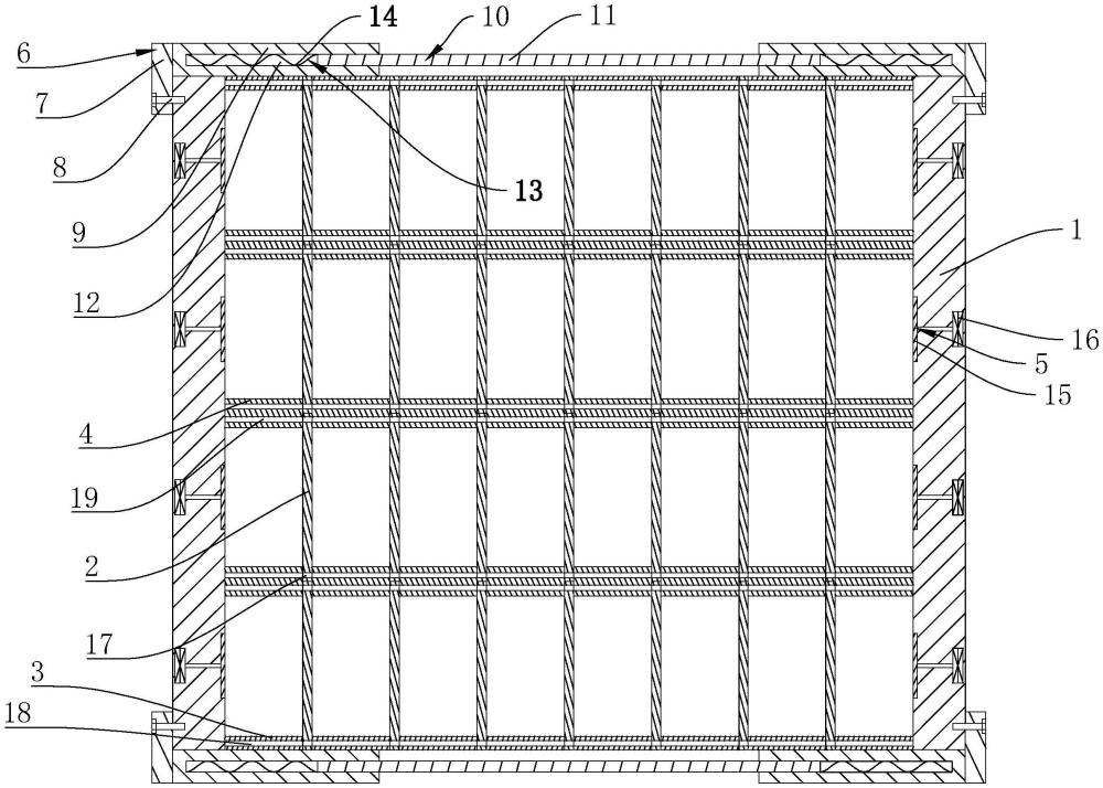 电缆模块分体式框架的制作方法