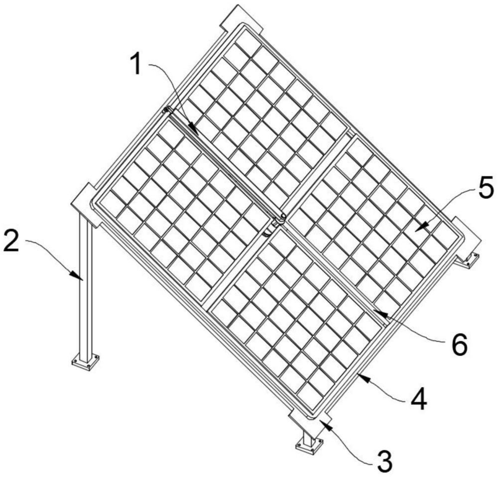 一种具有清洁功能的太阳能板固定支架的制作方法