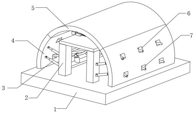 一种用于水工隧道建设的衬砌台车分层布料装置的制作方法
