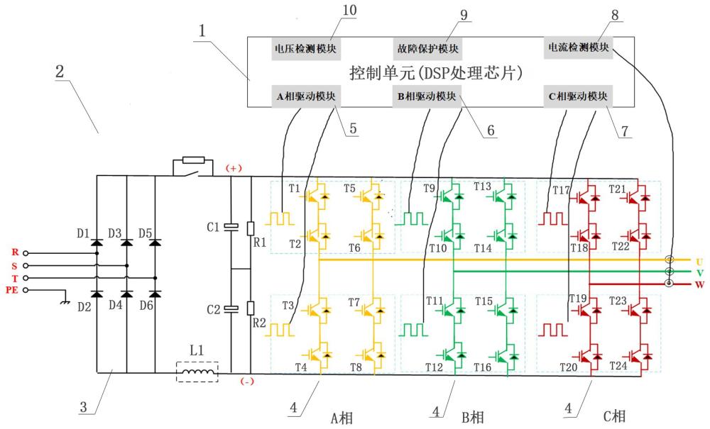 一种基于三电平拓扑的单机大功率变频器装置的制作方法