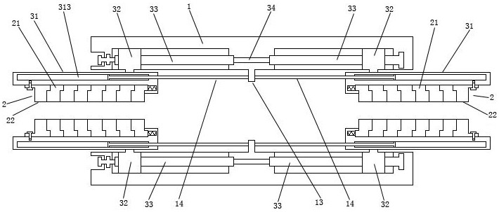 一种分段调节式船用轴承套的装配结构的制作方法