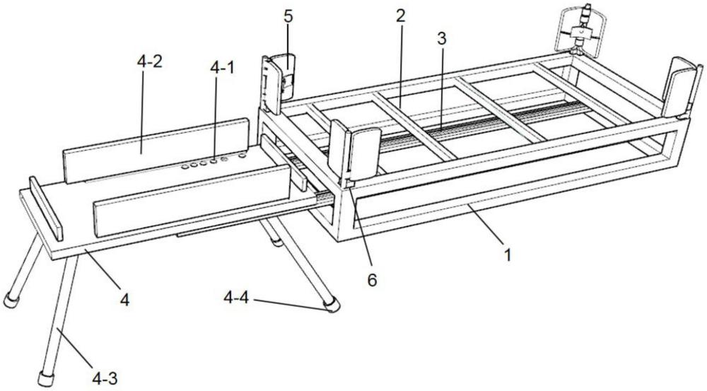 一种可拆卸的用于固定床垫的铝合金架的制作方法