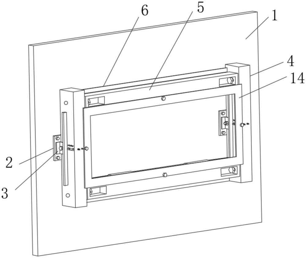 一种具备防脱落限位结构的建筑幕墙的制作方法