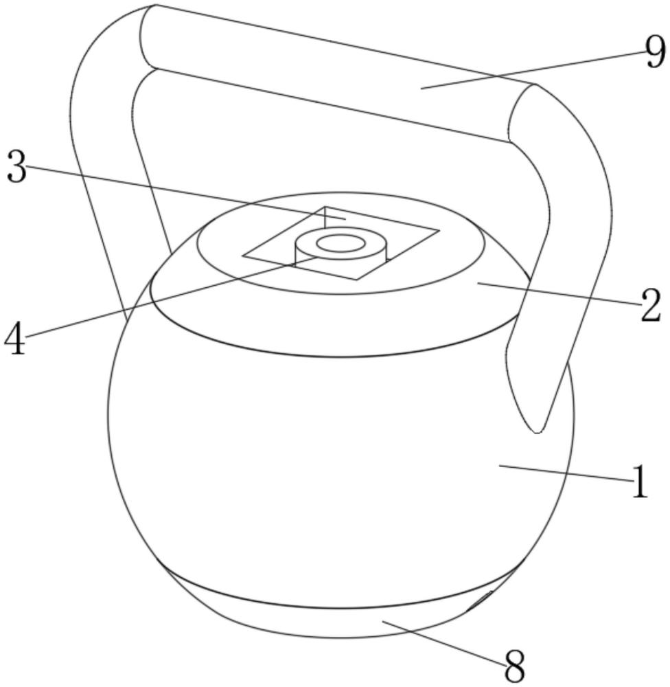 一种重量可调节的壶铃的制作方法
