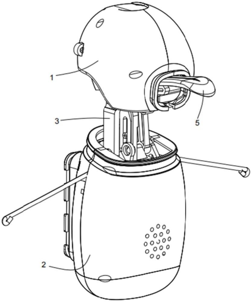 一种点头吐舌玩具机芯及玩具的制作方法