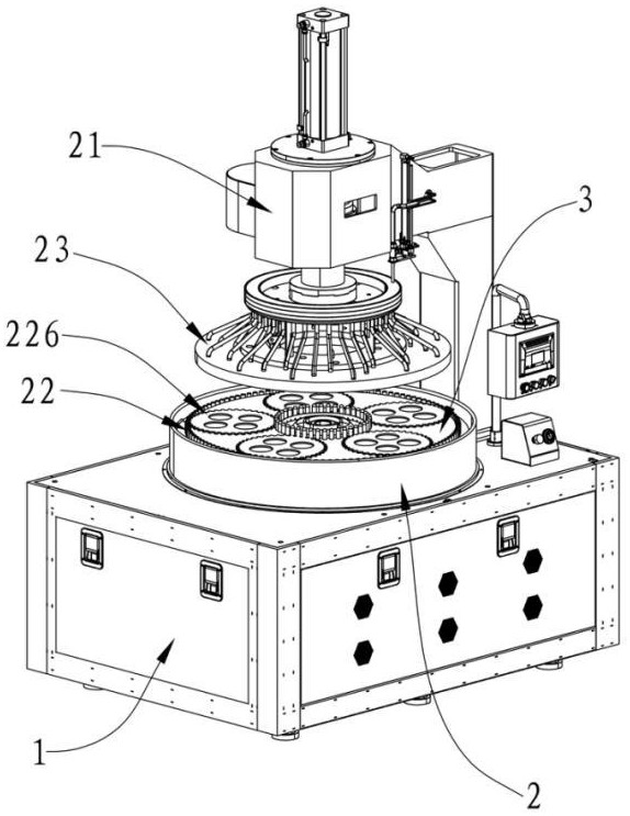 一种光学镜片加工用的数控平面精密铣磨机的制作方法