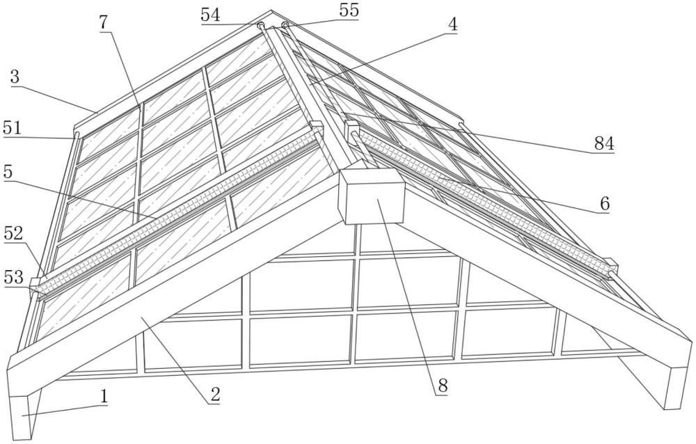 一种阳光房顶棚结构的制作方法