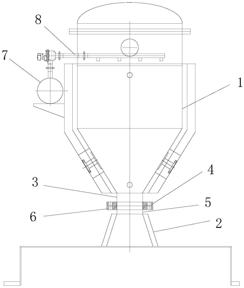 具有变径除尘口的真空螺旋干燥机的制作方法