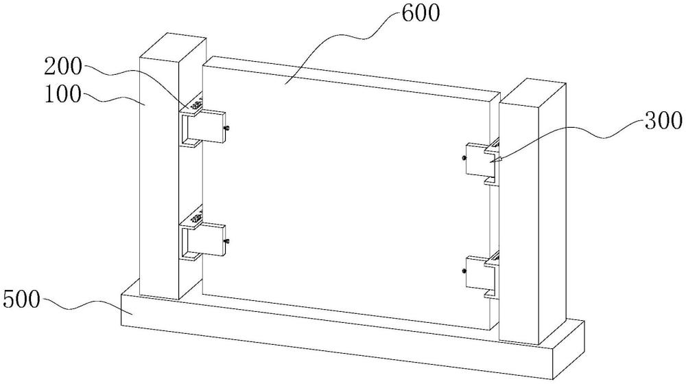 装配式钢结构内嵌墙板连接结构的制作方法