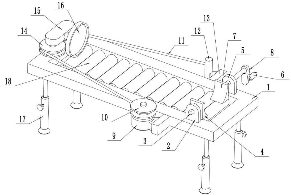 一种地铁零部件加工用锯床辅助支撑装置的制作方法