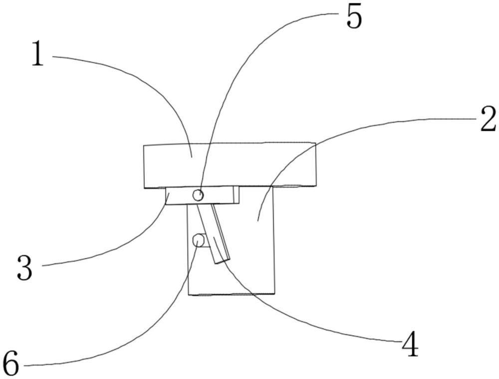 一种新型的侧面画圆点胶旋转轴物理限位结构的制作方法