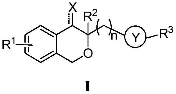 异苯并二氢吡喃类化合物及其药物组合物和应用的制作方法