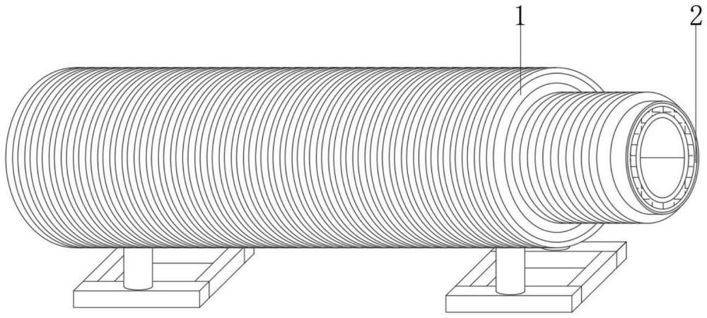 一种HDPE双密封自锁承插接头复合实壁管的制作方法