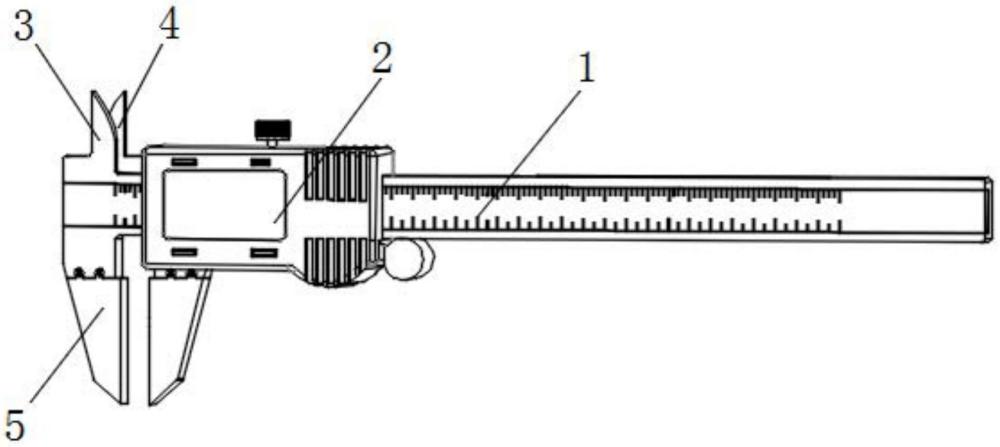 一种长度测量电子数显卡尺的制作方法