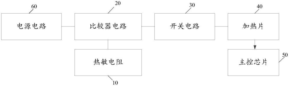 视频话机的加热片自动控制电路的制作方法