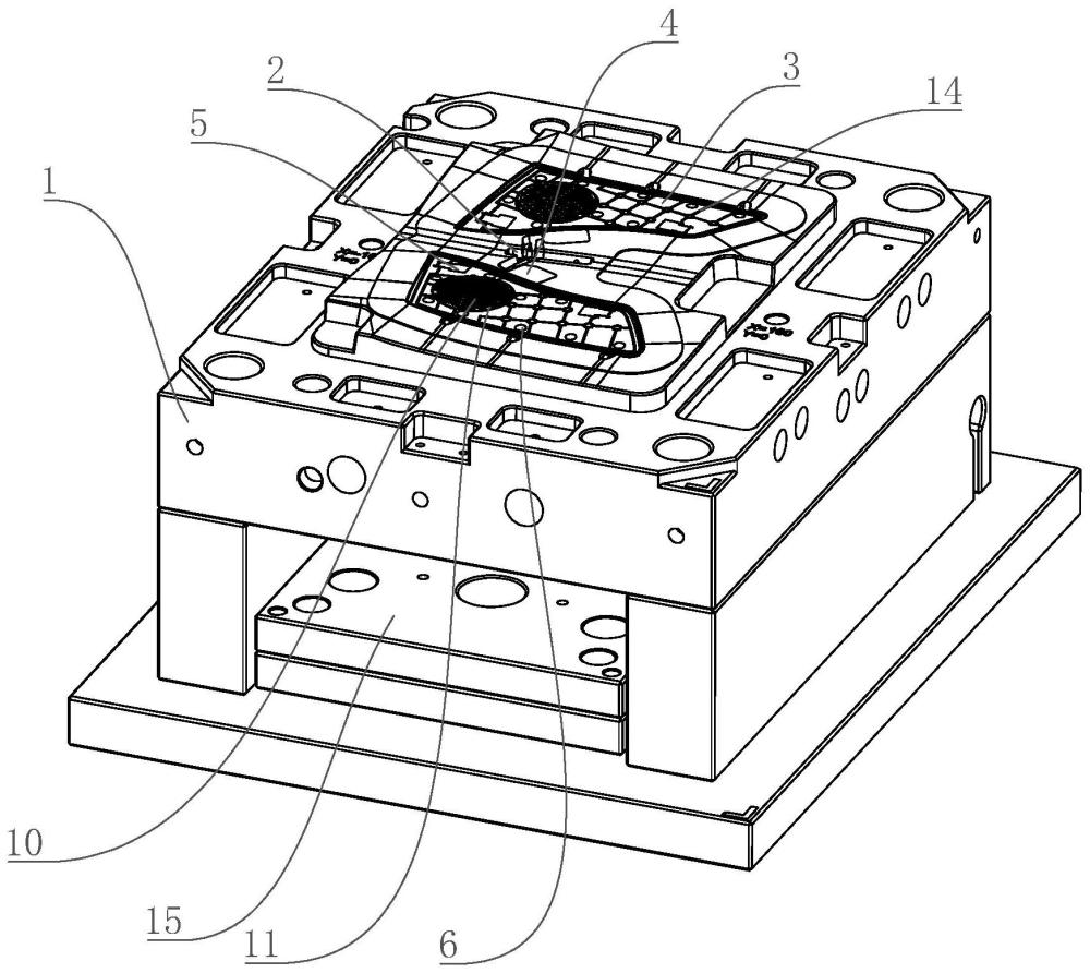 一种车用扬声器盖板成型模具的制作方法