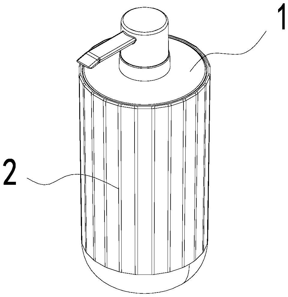 一种带有套筒密封的电动皂液器的制作方法