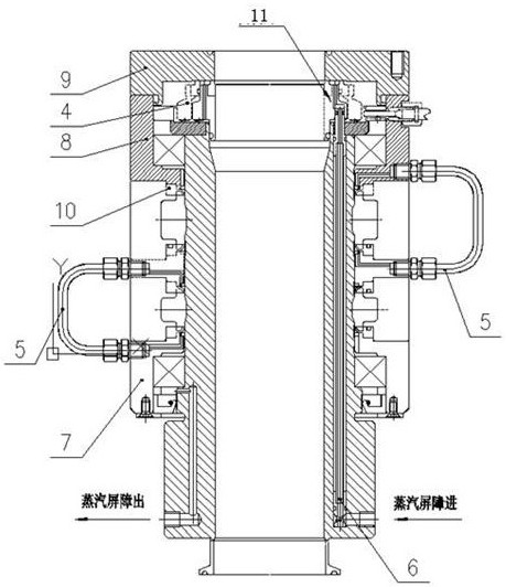 双机械密封式带蒸汽屏障的液体分配器的制作方法