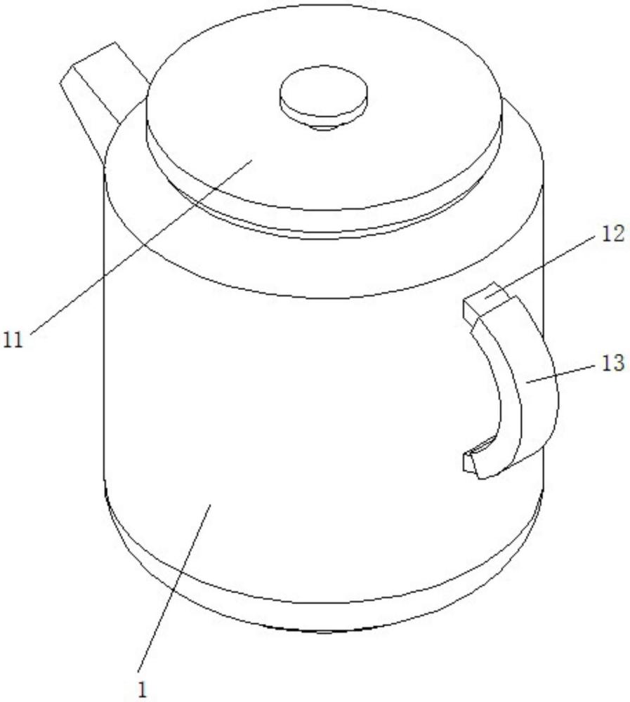 一种新型防烫手日用陶瓷茶壶的制作方法