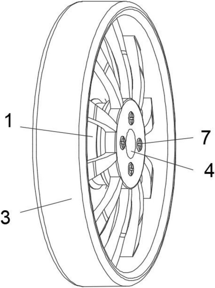 一种摩托车分体式后轮毂结构的制作方法