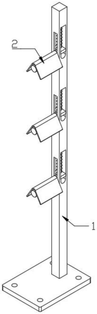 一种线束悬挂放置架的制作方法