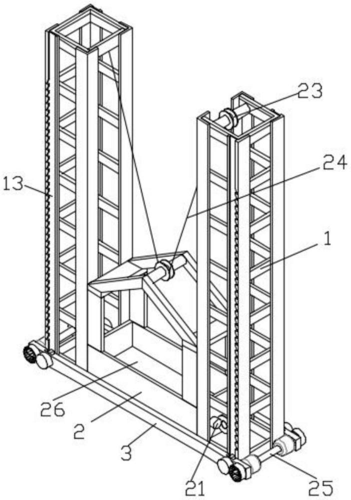 一种建筑用升降机用随动式安全装置的制作方法