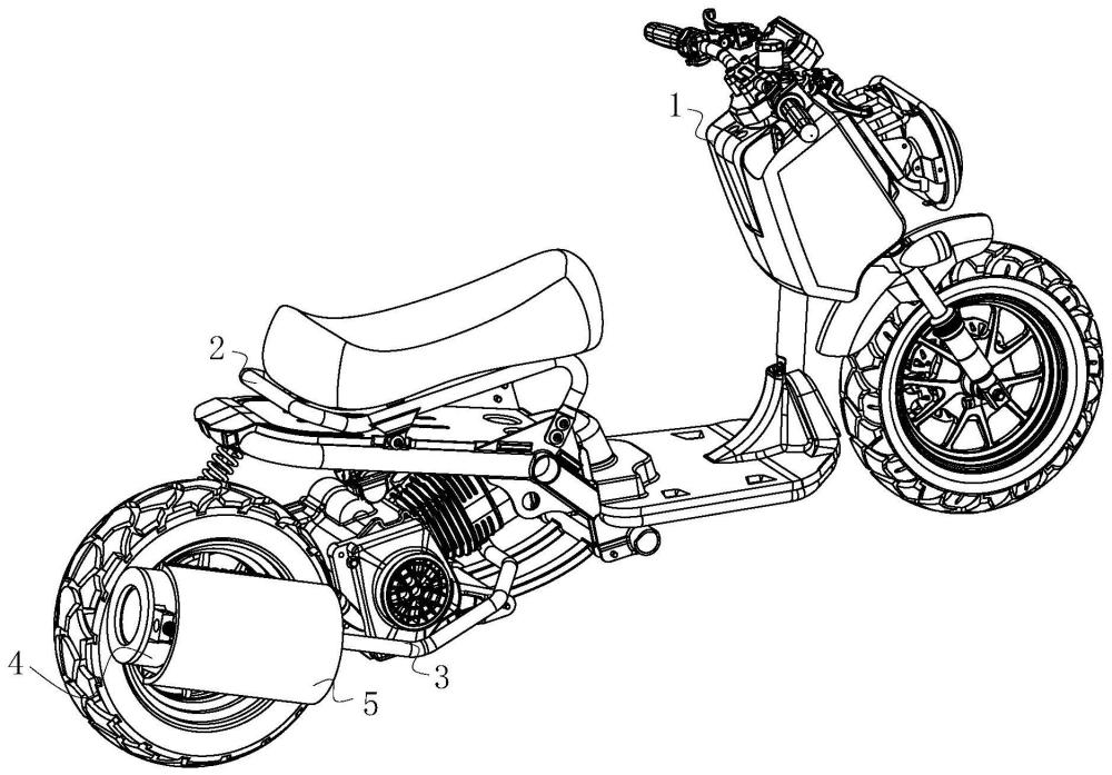 一种具有防护结构的脚踏摩托车的制作方法