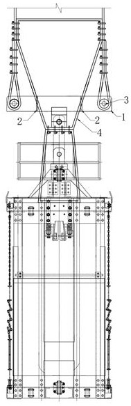 一种竖井吊笼连接结构的制作方法
