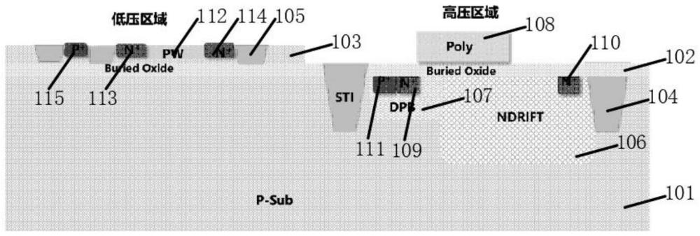 利用SOI埋氧层做栅氧的高压器件结构及其制造方法与流程