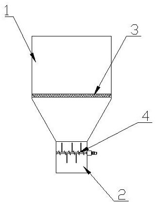 耐火砖模具进料防堵装置的制作方法