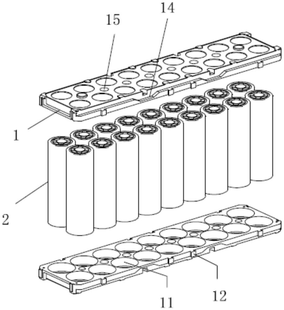 一种模块化设计储能圆柱电池模组的制作方法
