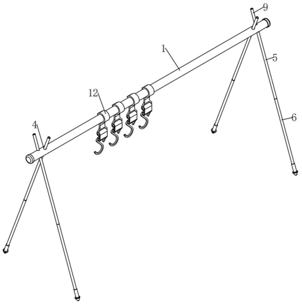 一种户外露营置物架的制作方法
