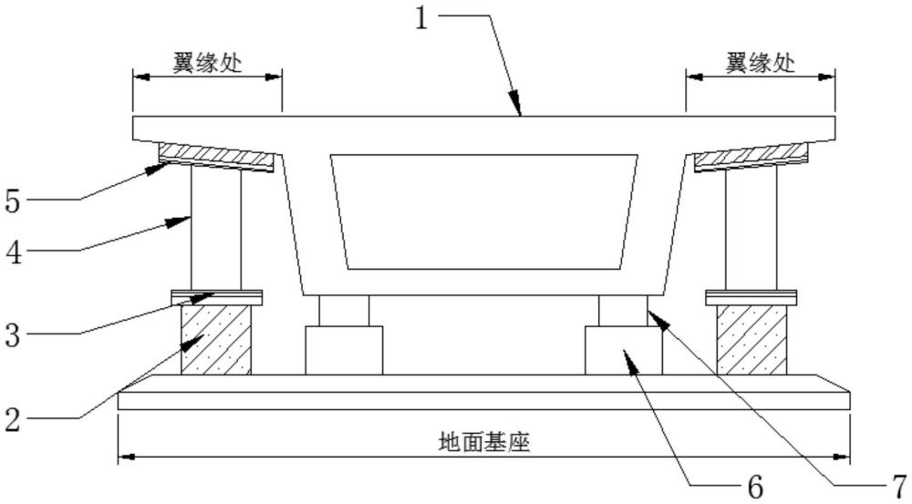 一种免开孔铁路单线箱梁架桥机支撑装置的制作方法