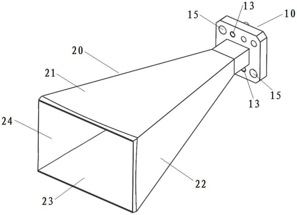 一体化双脊喇叭天线的制作方法