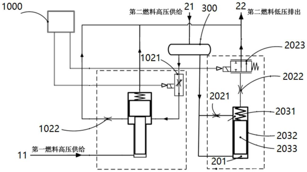 一种双燃料喷射装置及控制方法与流程