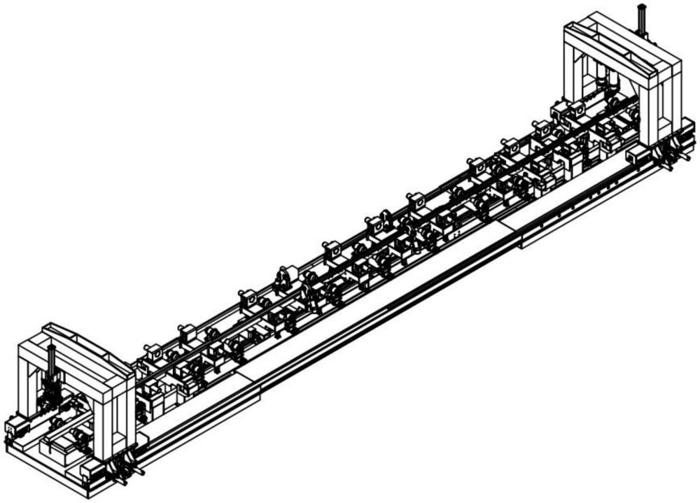 一种铁路货车敞平车中梁合梁组对通用组装胎的制作方法