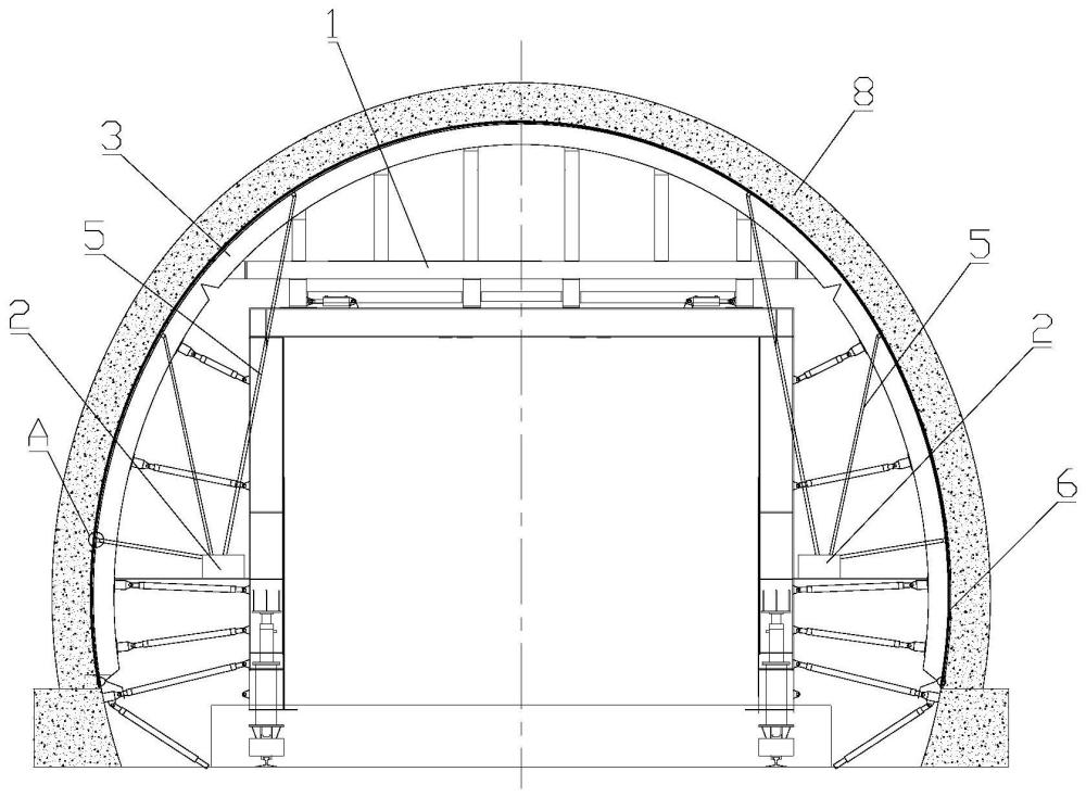 一种隧道衬砌带模蒸汽养生装置的制作方法