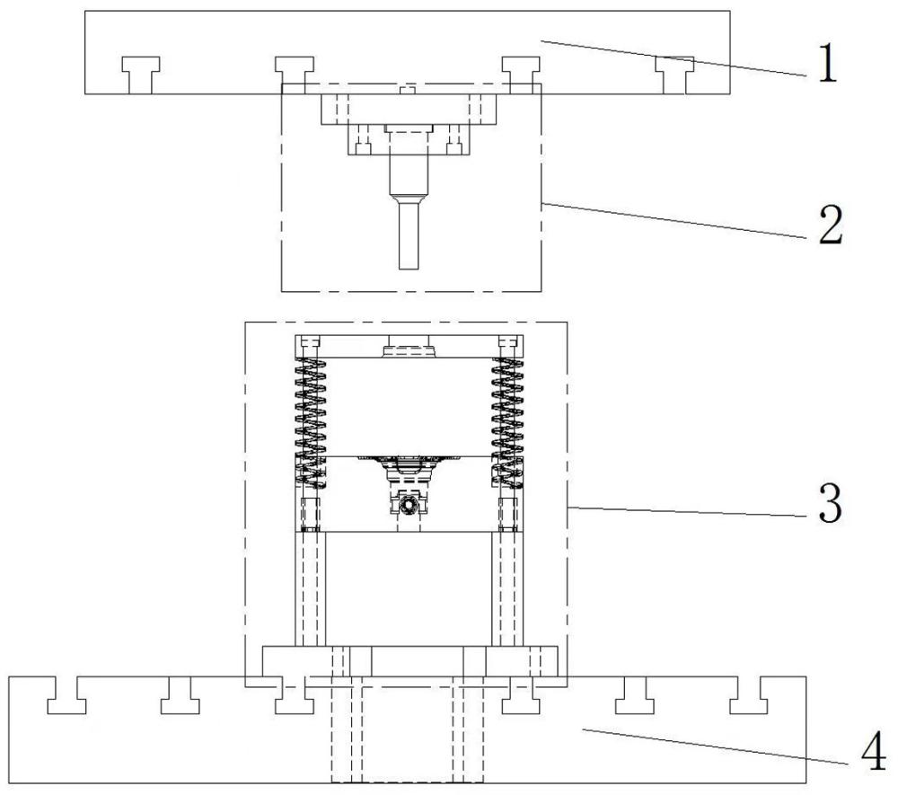 一种法兰轴轮冲孔模具的制作方法